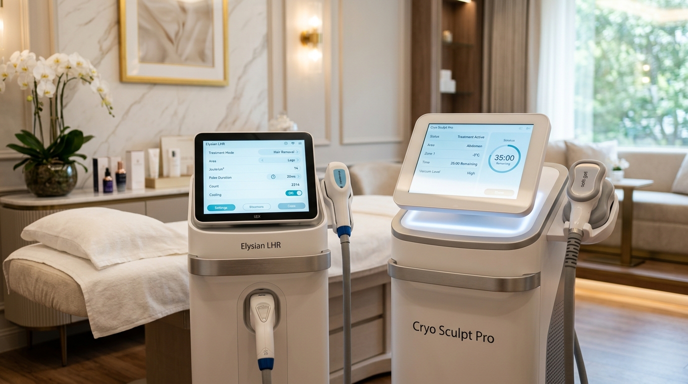 Aparelhos de Clínicas de Estética e Depilação a Laser